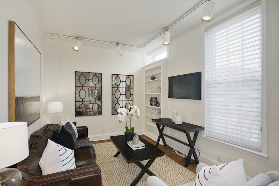 house for sale rittenhouse carriage house living room