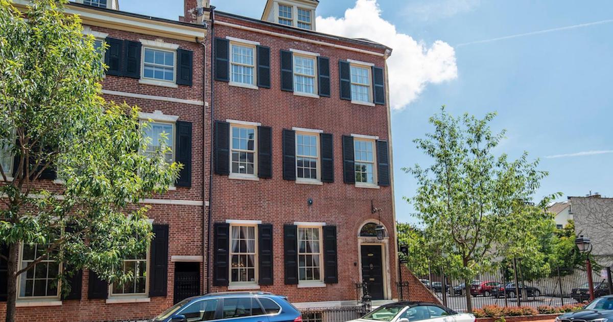House for Sale Federal Townhouse in Society Hill