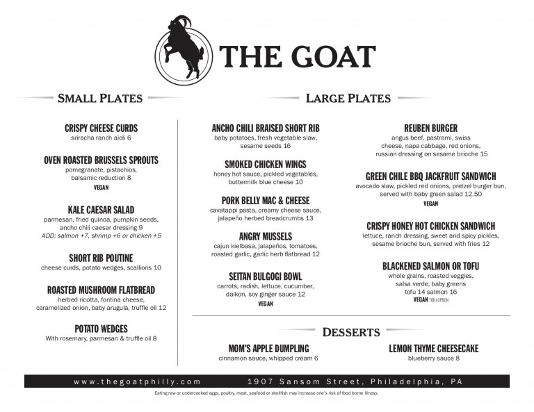 The G.O.A.T. Opens the Goat, Rittenhouse’s New Bar