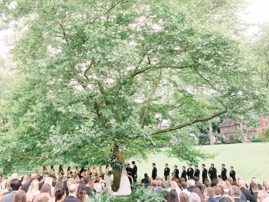 Outdoor wedding