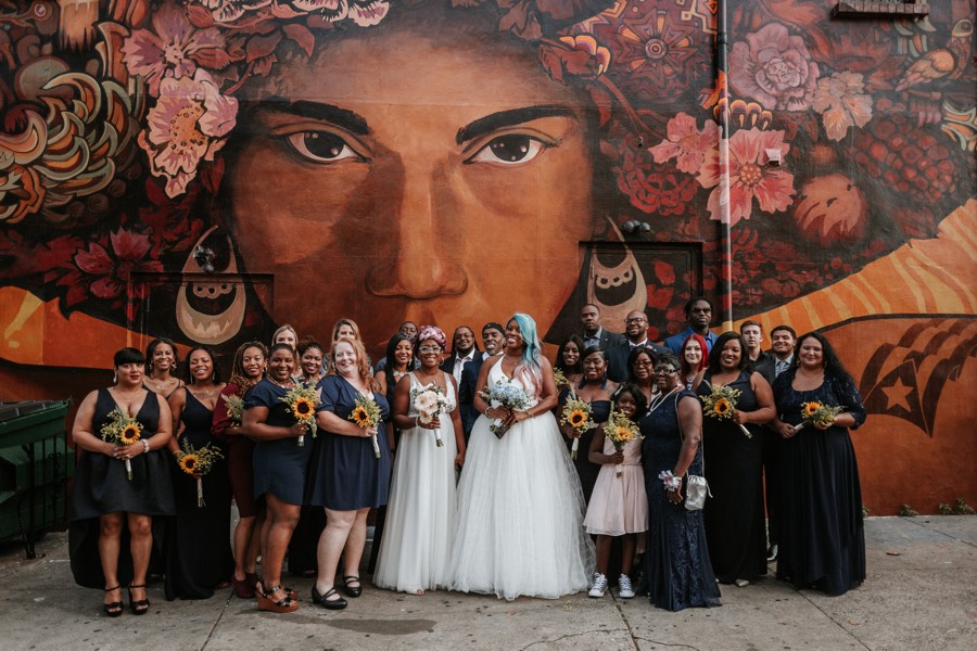 Philadelphia wedding portrait