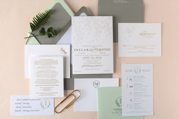 24 Talented Philadelphia-Area Wedding Invitation and Stationery Designers