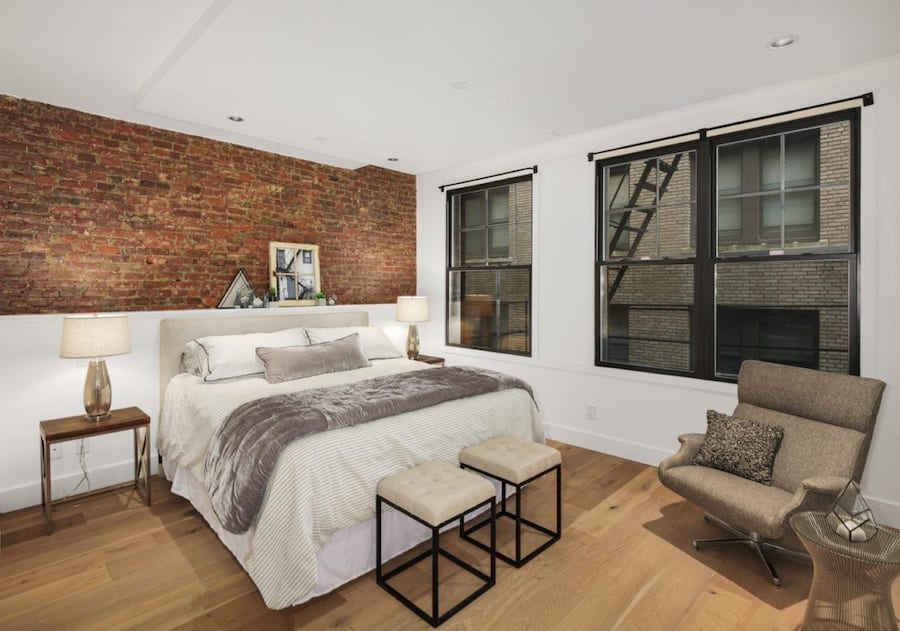 rittenhouse bi-level condo master bedroom