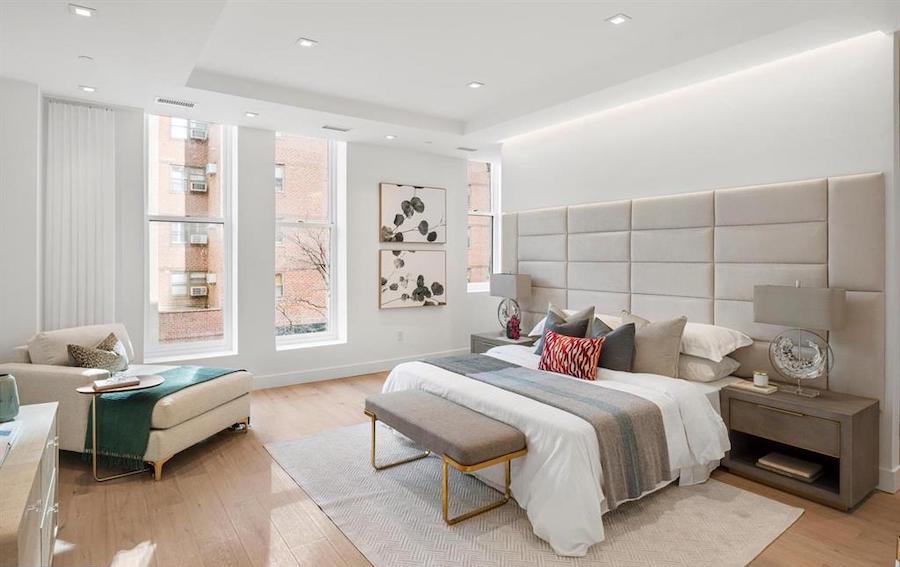 condo for sale rittenhouse square new construction master bedroom