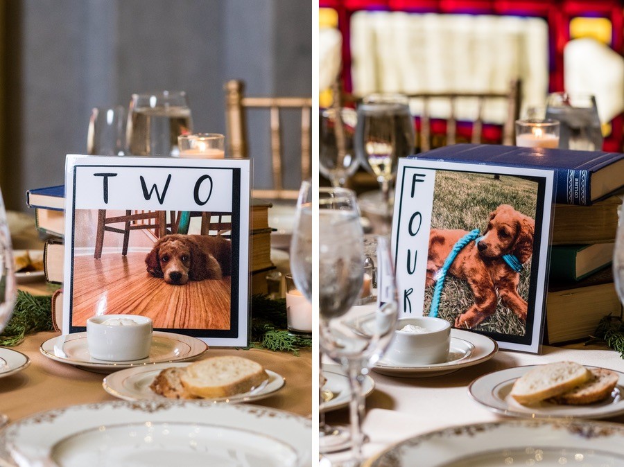 dog table numbers