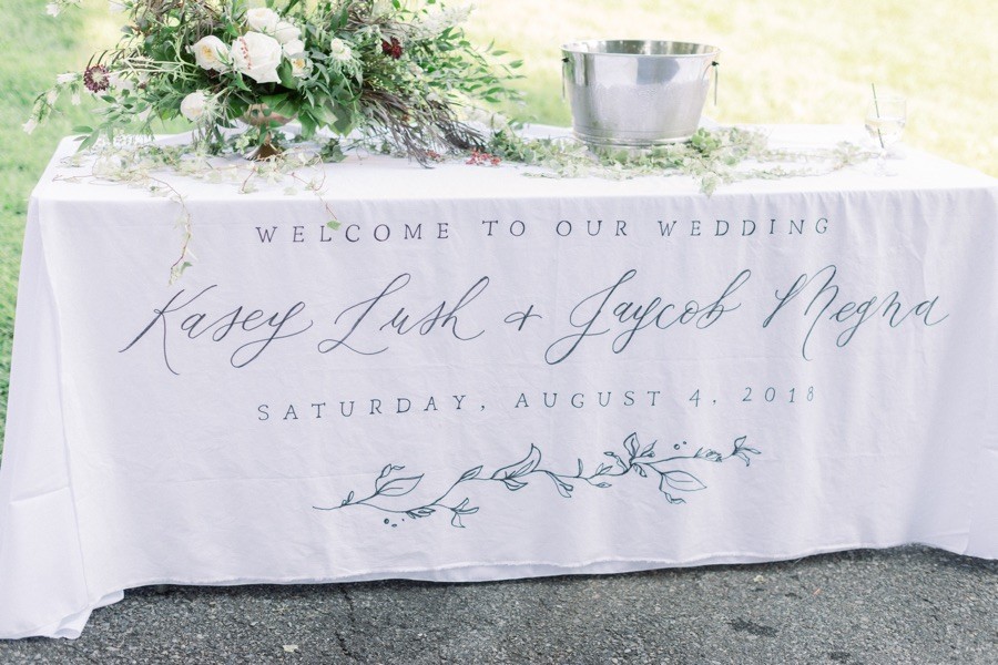 Ettie Kim wedding sign