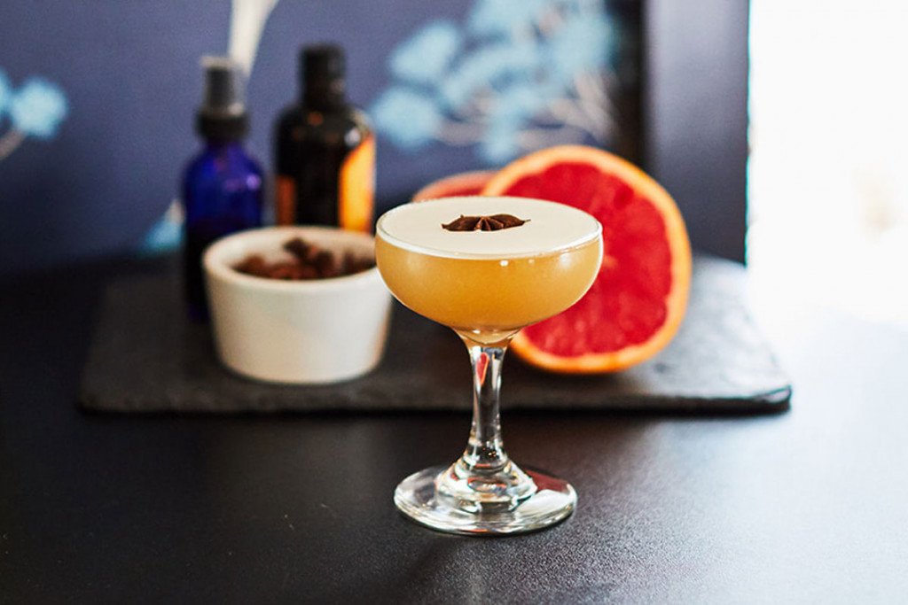 fishtown social winter social sour cocktail