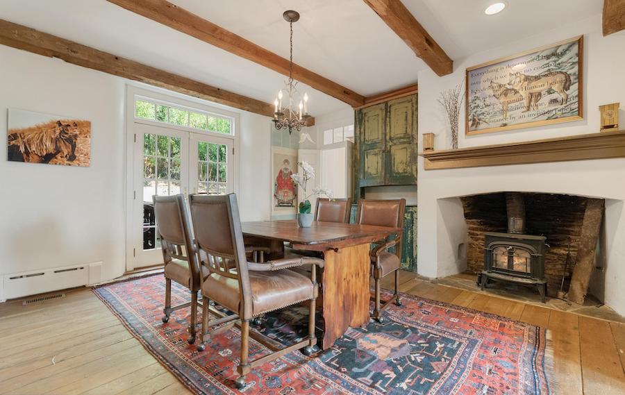 house for sale coatesville colonial horse farm dining room