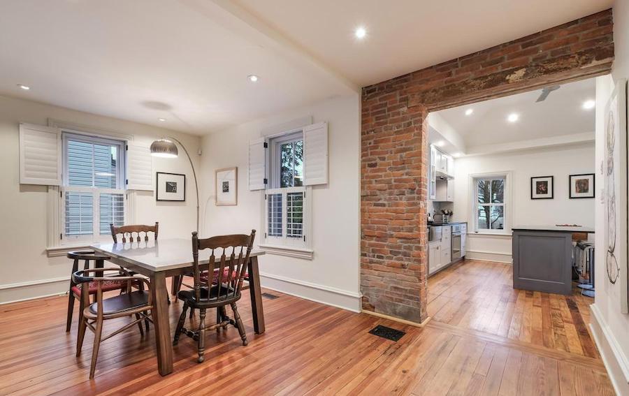 house for sale doylestown renovated victorian dining room and kitchen