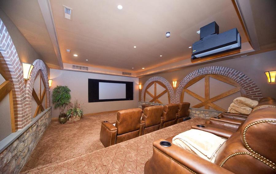 noman-inspired mansion for sale in gwynedd valley home theater