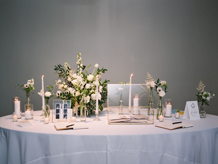 wedding card table