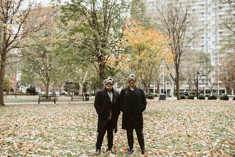 washington square west engagement photos