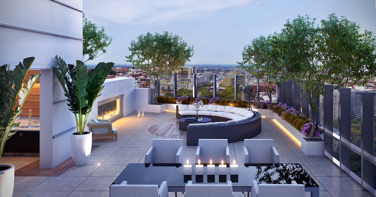A closer look at Luxury Walnut Ceiling Penthouses Property