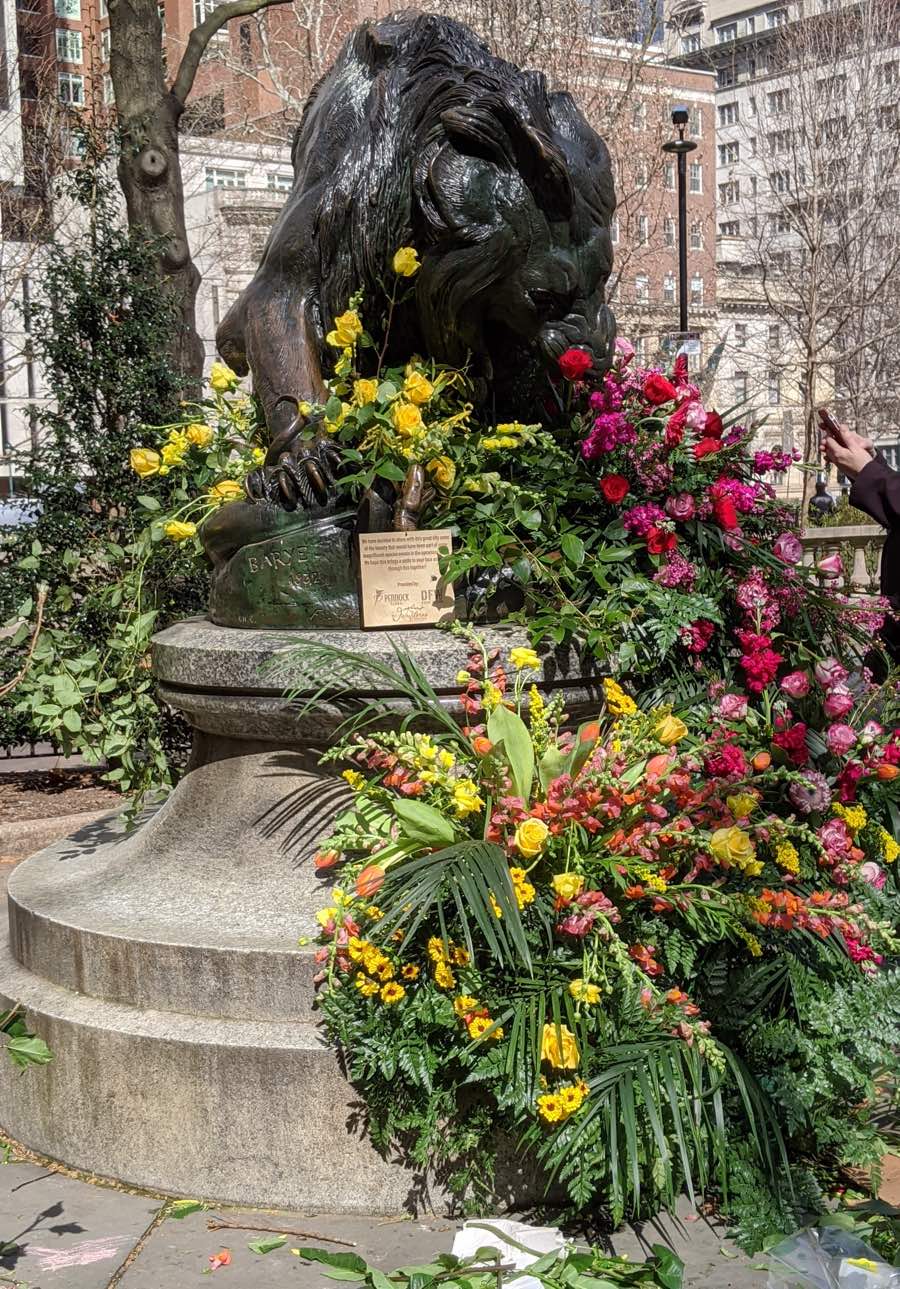 rittenhouse square flower bomb