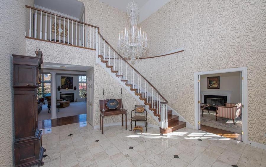 villanova neo-colonial house for sale foyer