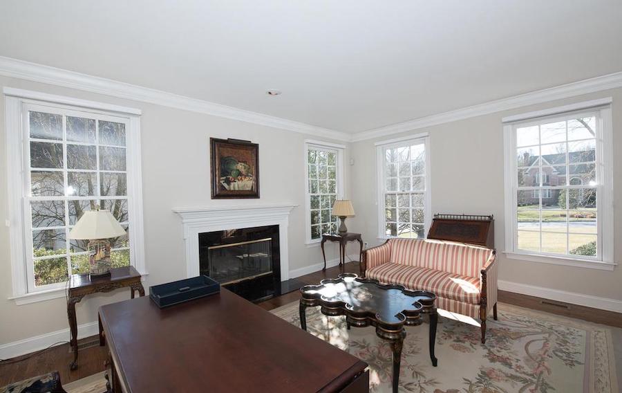 villanova neo-colonial house for sale living room