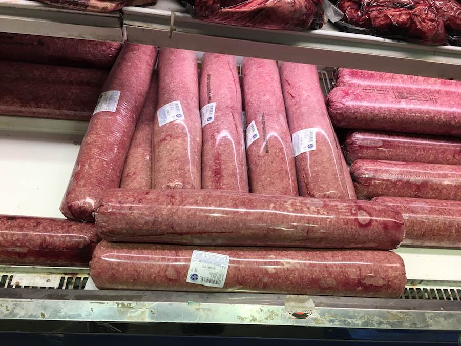 meat on sale at the restaurant depot during the coronav