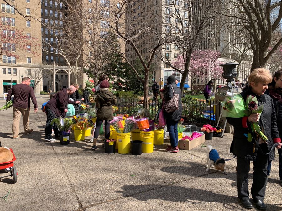 rittenhouse square flower bomb