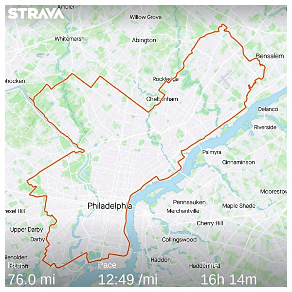 A Northeast Philly Runner Just Ran the Entire 76Mile City Perimeter