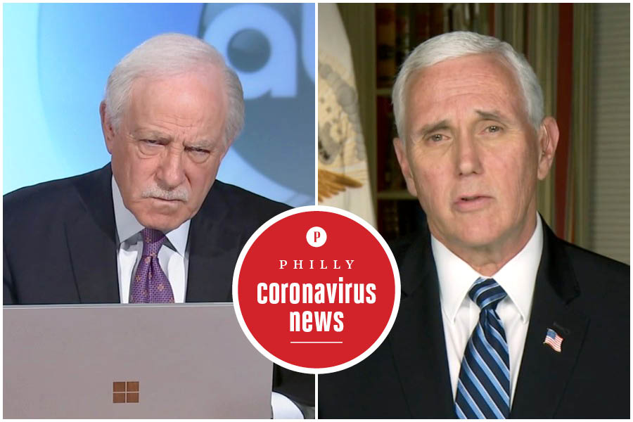 Jim Gardner interviews Mike Pence about the Philadelphia coronavirus crisis