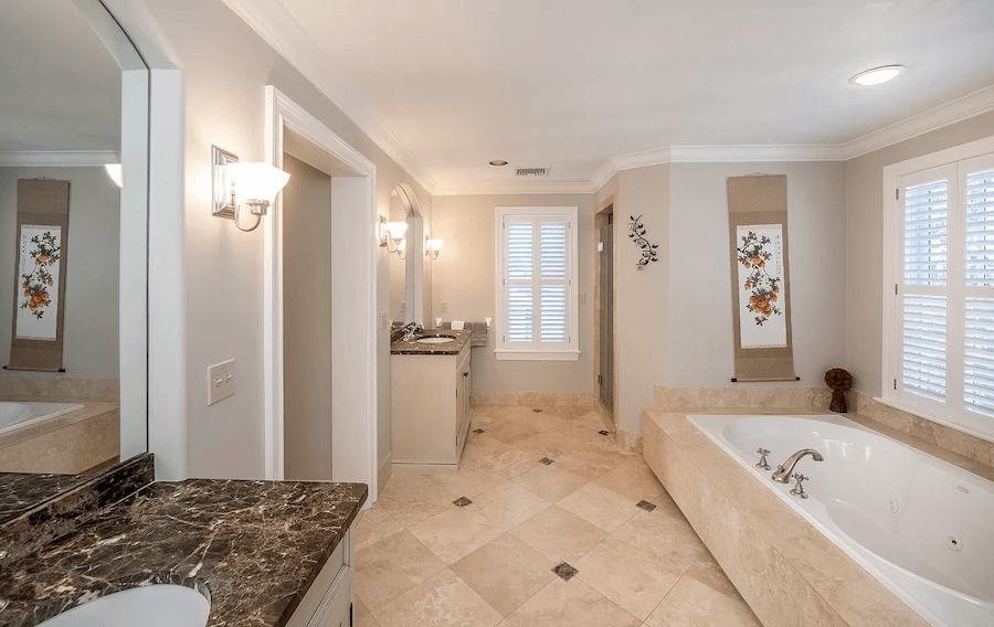 master bathroom