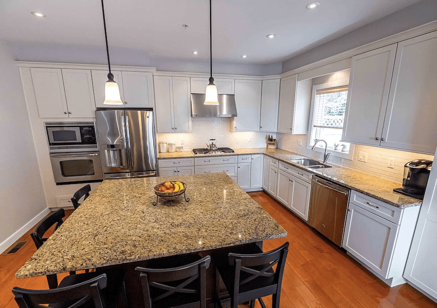 contemporary manayunk townhouse for sale kitchen