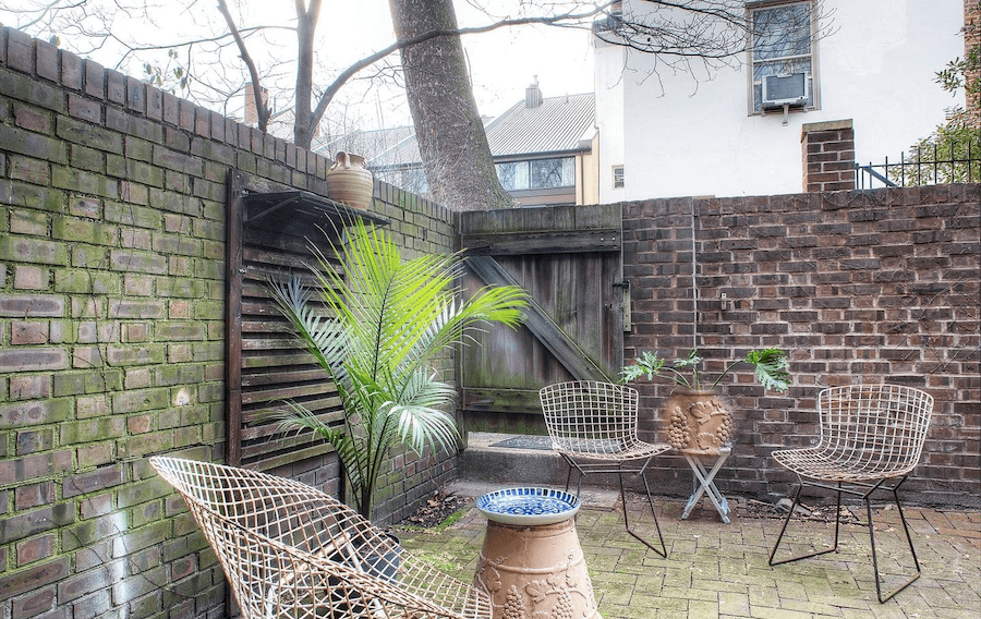 rear patio