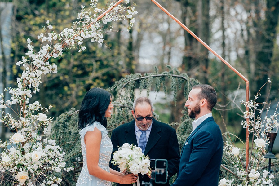 backyard ceremony