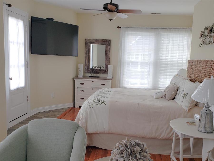 restored cape may beach block house for sale master bedroom