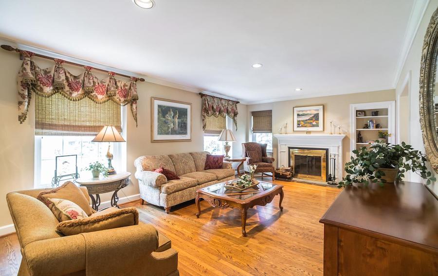 haverford split-level cape cod house for sale living room