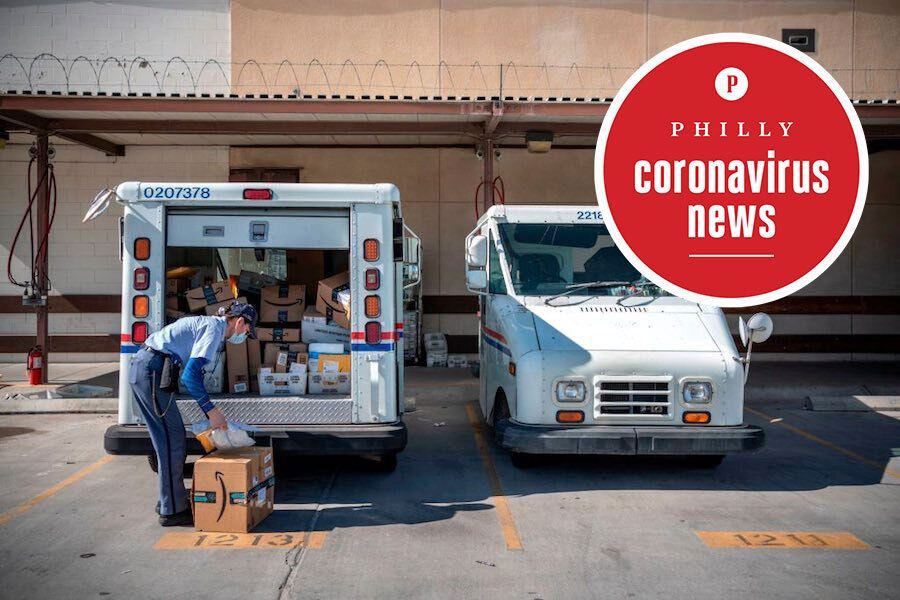 mail delivery worker during the coronavirus crisis