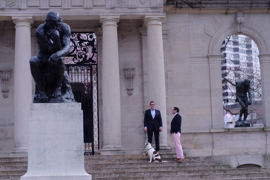 Rodin Museum wedding