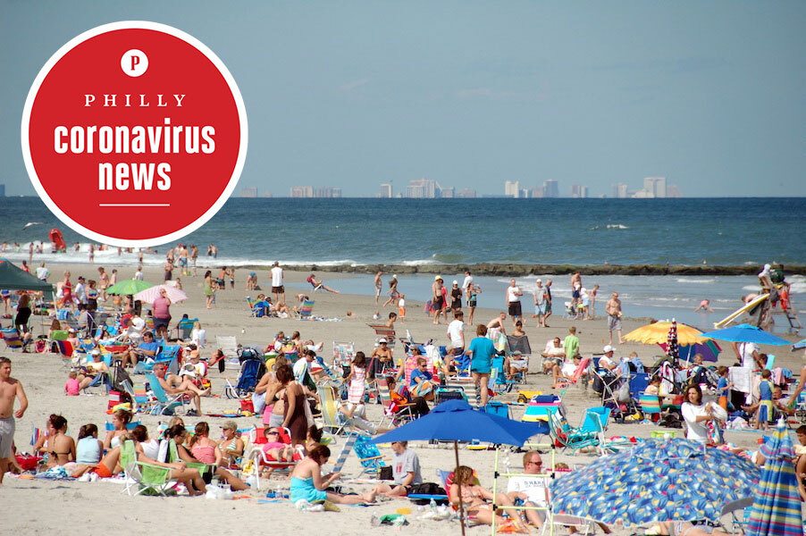 sea isle city, one of the jersey shore beaches reopening for sunbathing