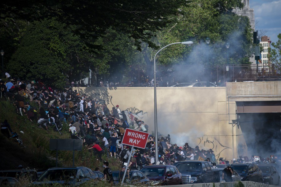 philadelphia tear gas