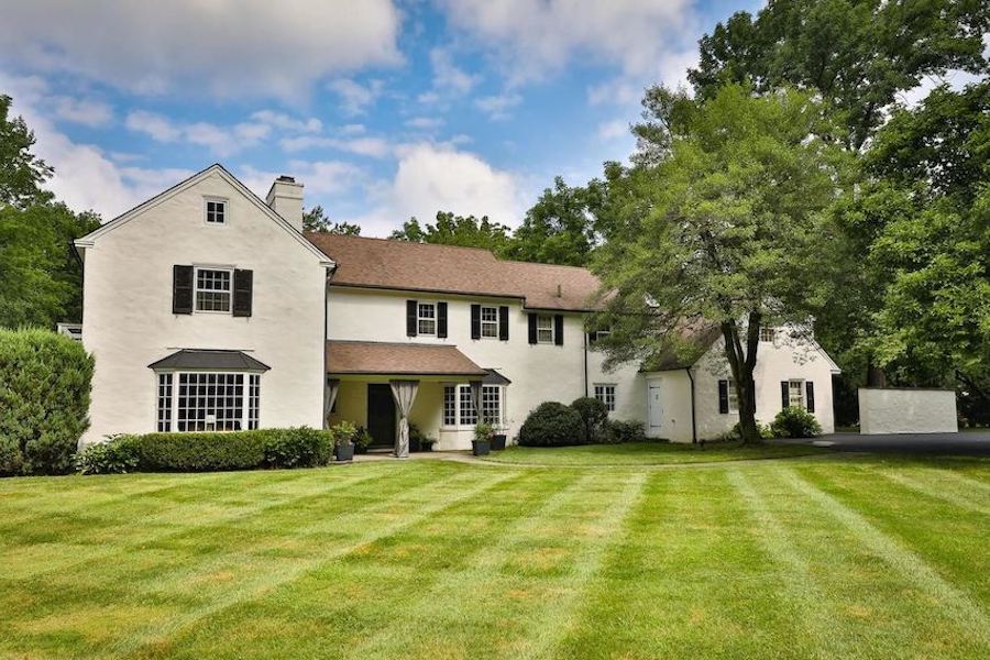 lower gwynedd colonial house for sale exterior front