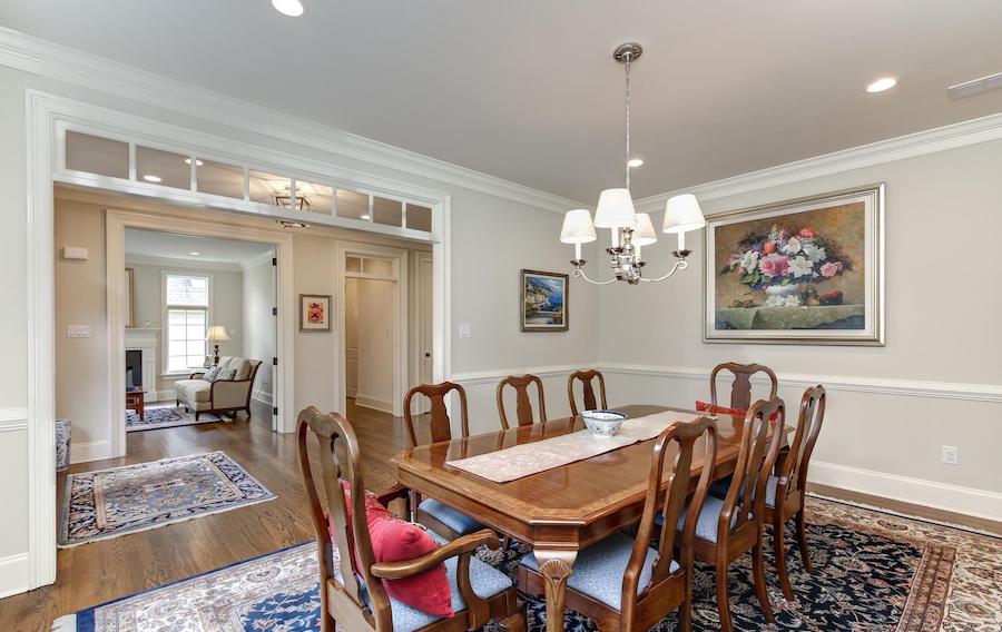 custom haverford reserve house for sale dining room