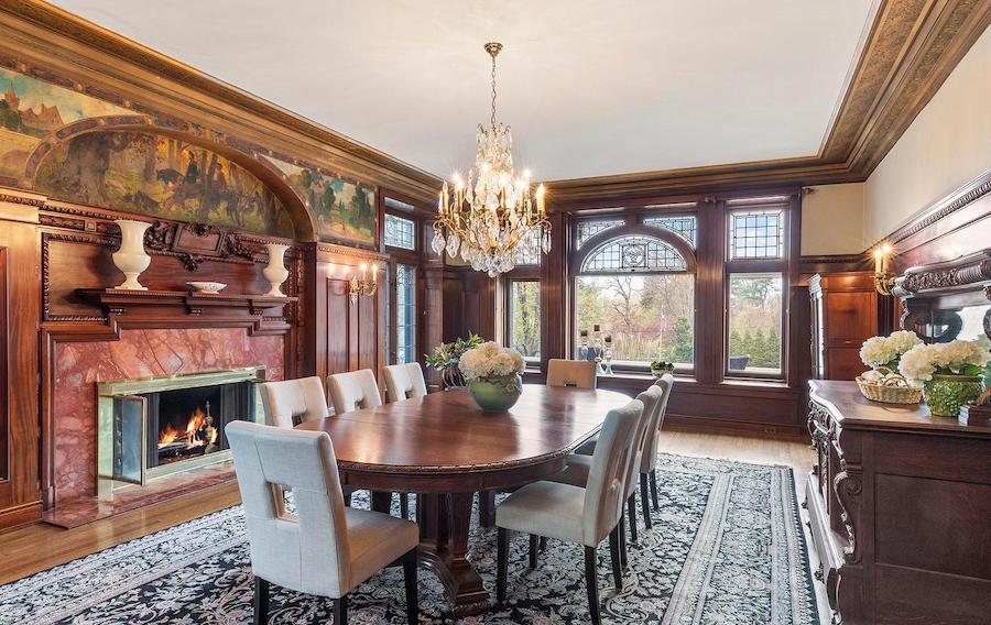 st davids tudor revival house for sale formal dining room