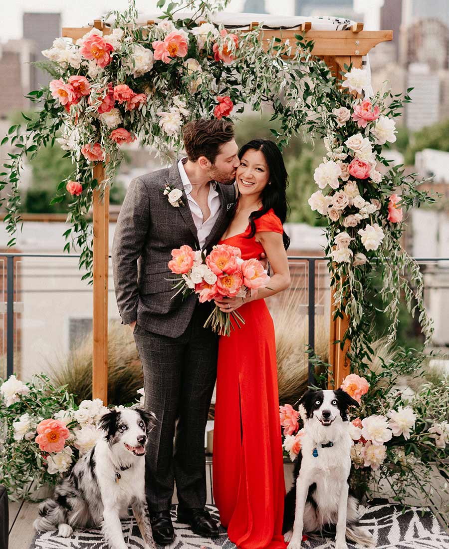 rooftop elopement