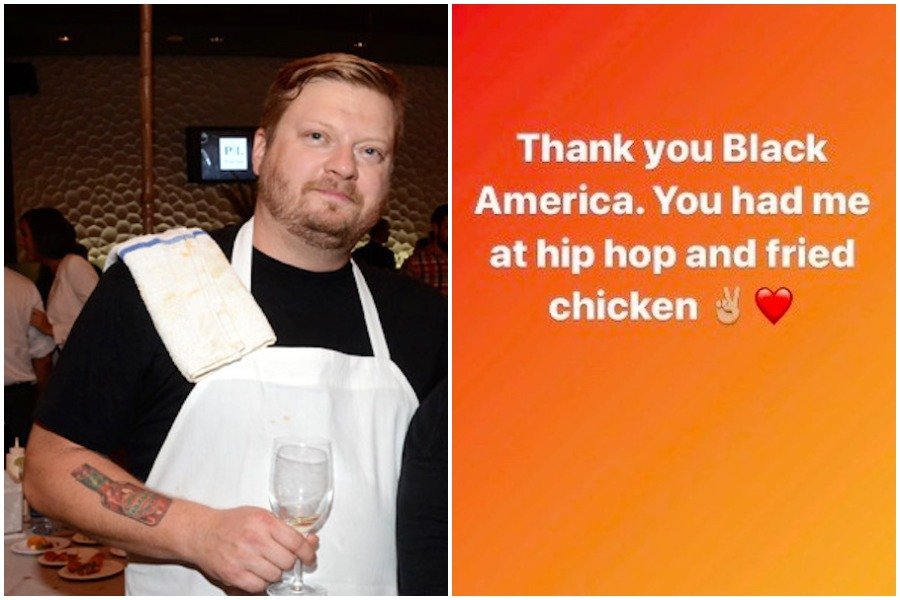 hungry pigeon chef scott schroeder who faces backlash over "black america" comments