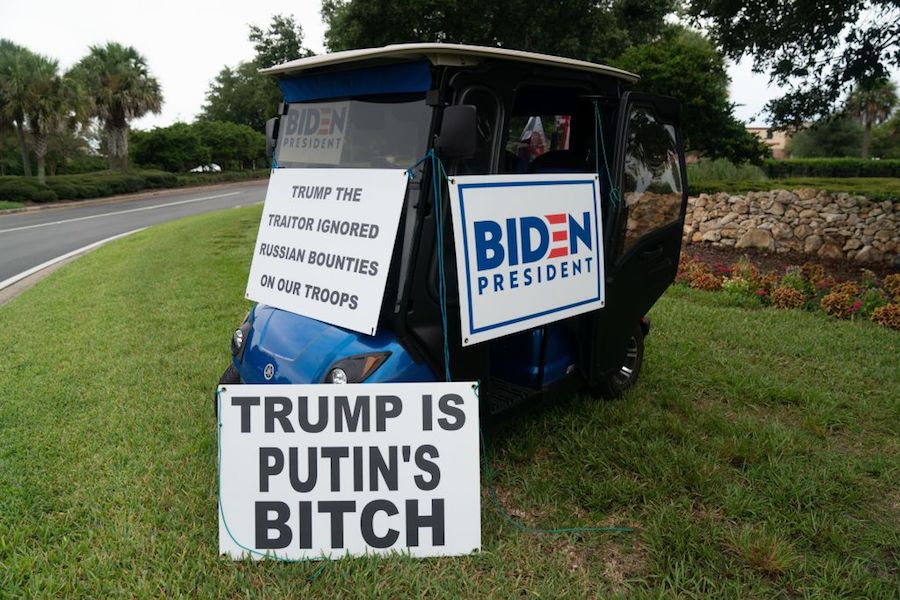 ed mcginty's golf cart in the villages in florida