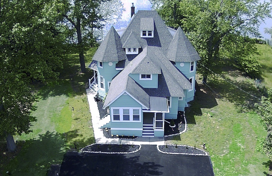 penns grove victorian house for sale aerial view