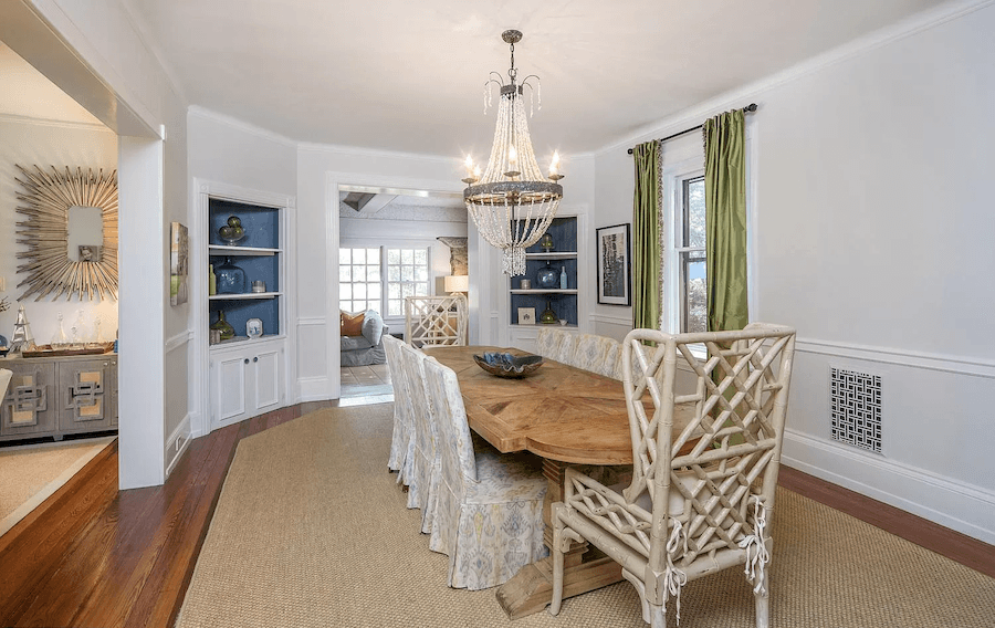 wayne shingle style house for sale dining room