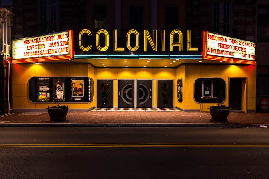 the colonial theatre in phoenixville, one of the pennsylvania movie theaters set to reopen this weekend