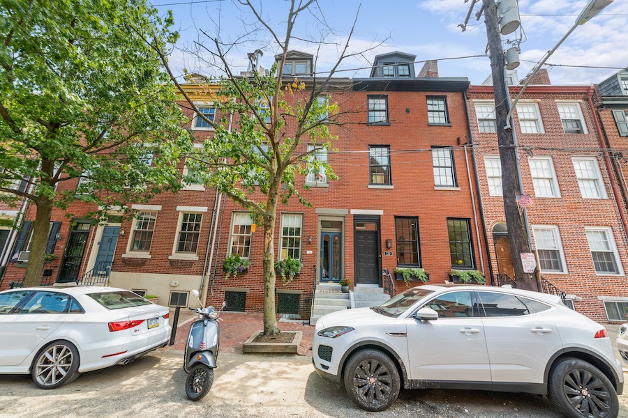 queen village federal townhouse for sale exterior front