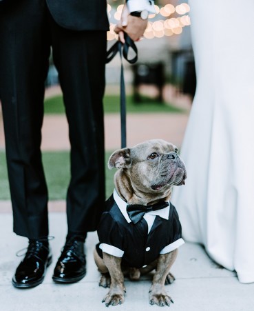 A Black-and-White Wedding at the Fitler Club