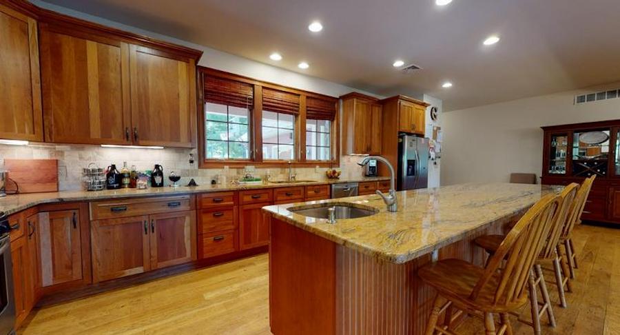 white heron lake house for sale kitchen