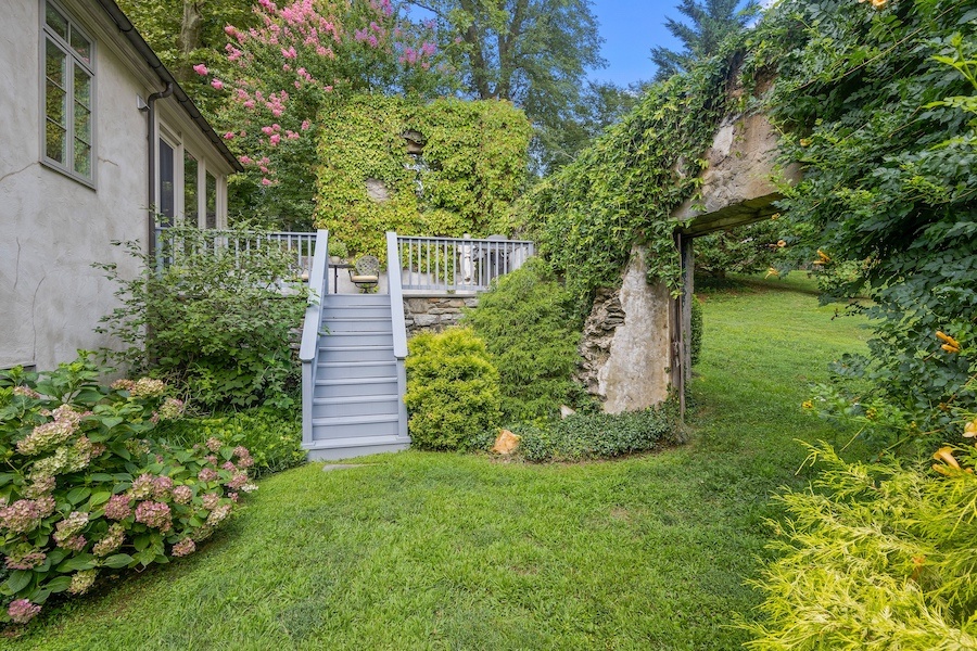 backyard and patio