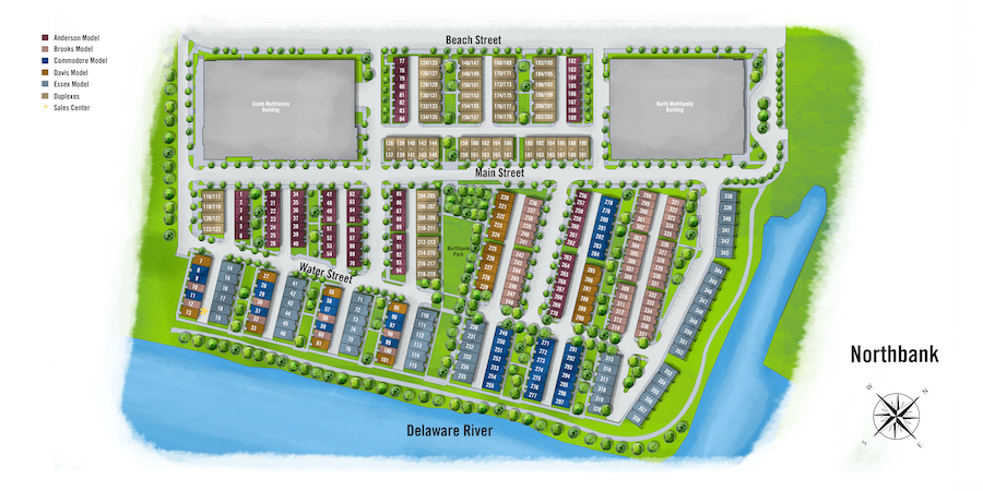 Northbank profile site plan