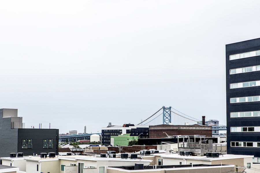 view from fifth-floor roof deck