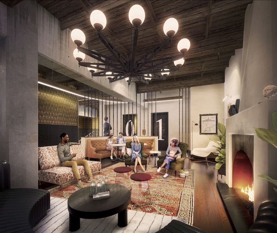lobby lounge rendering